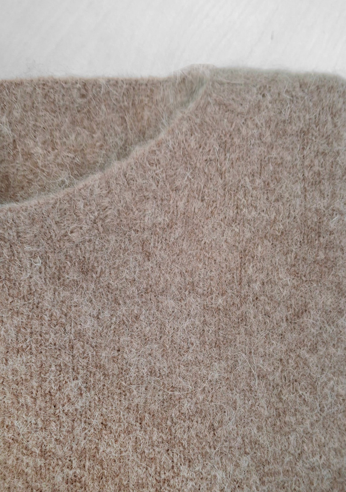 Maglia girocollo alpaca baby e lana merino