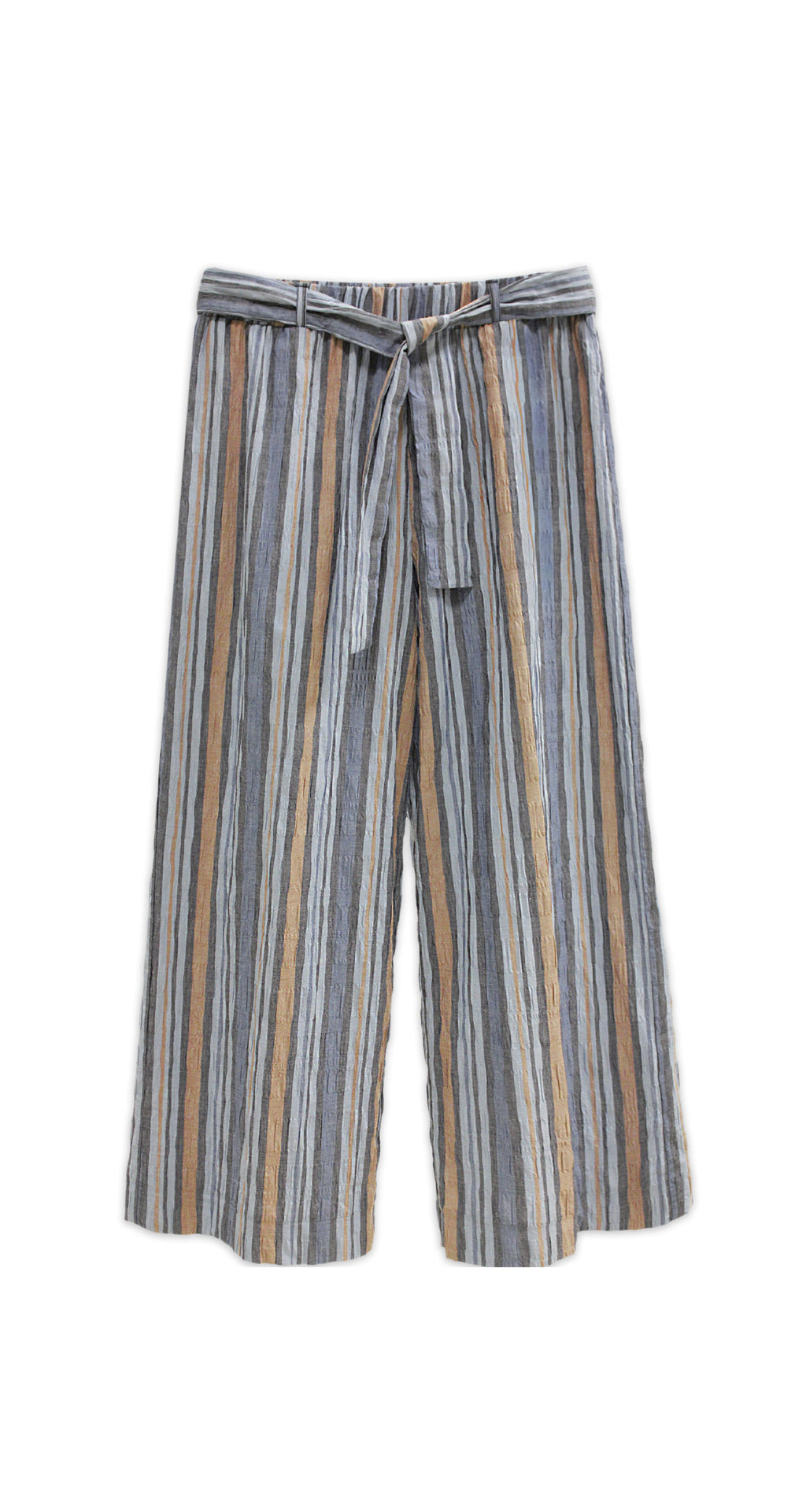 Pantalone leggero a righe irregolari