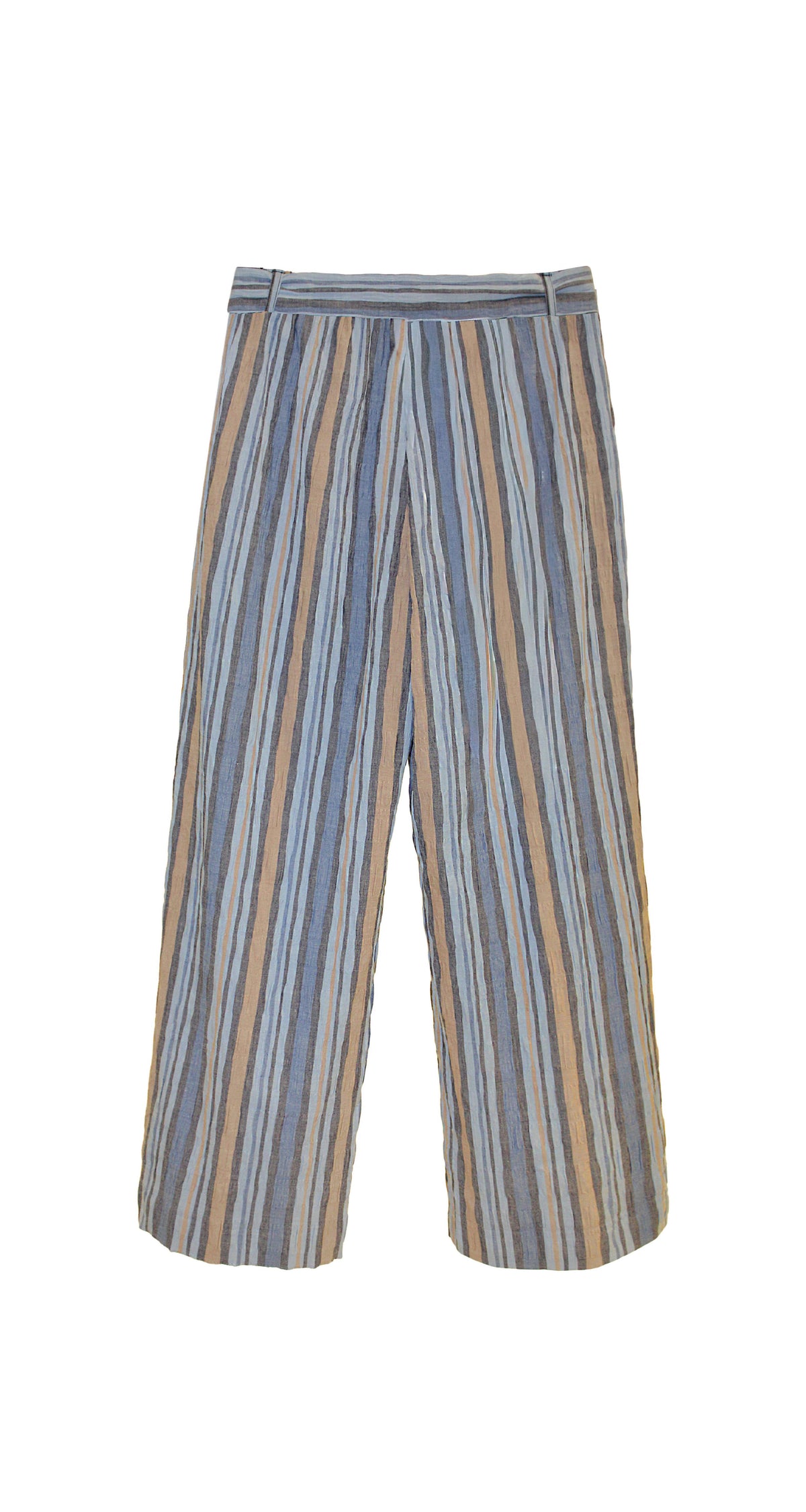 Pantalone leggero a righe irregolari