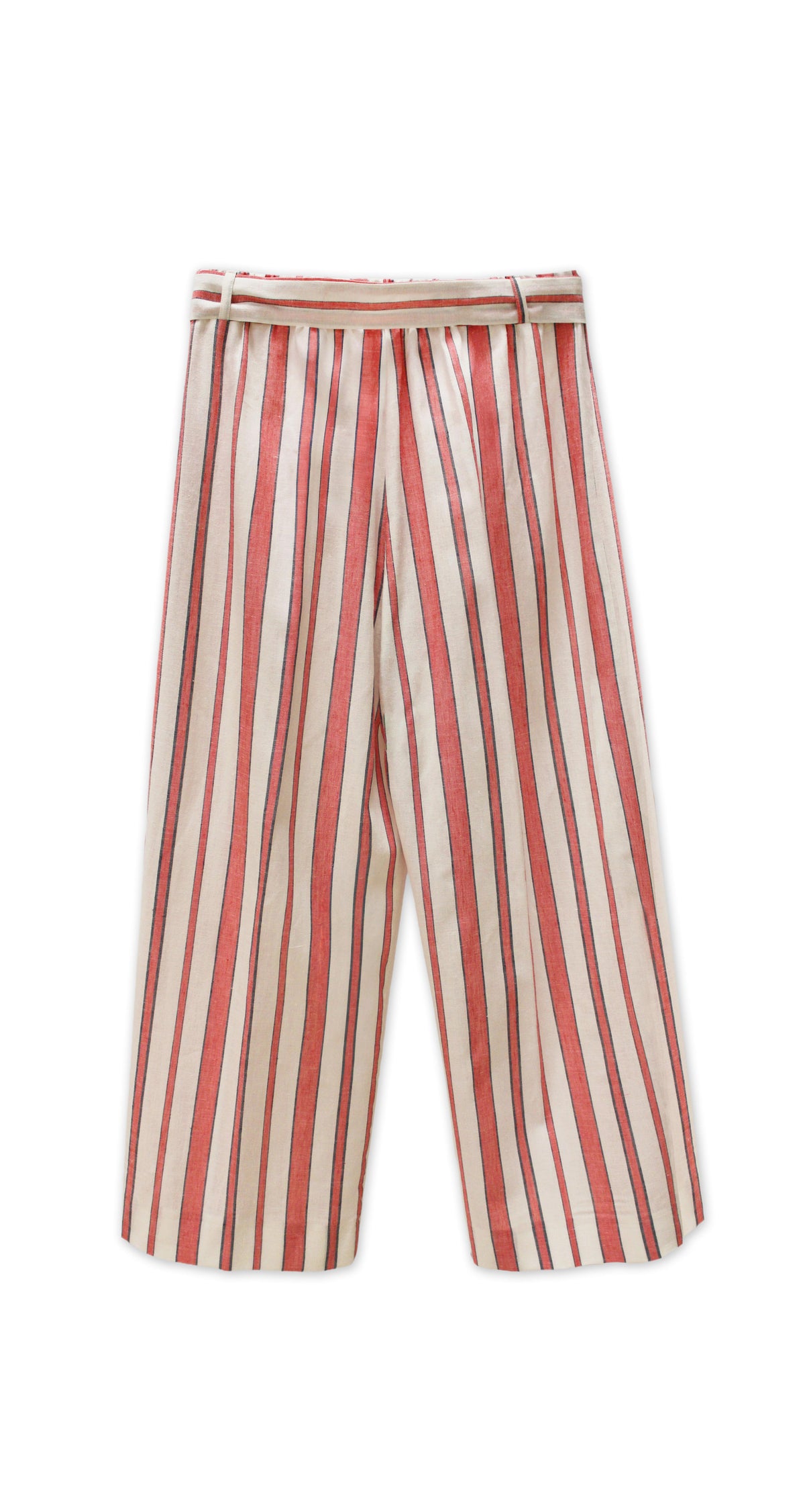 Pantalone a righe irregolari