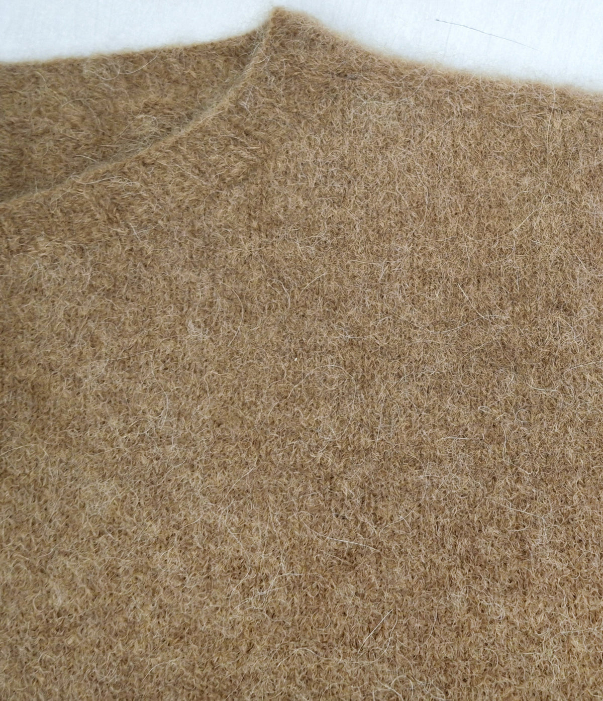 Maglia girocollo alpaca baby e lana merino