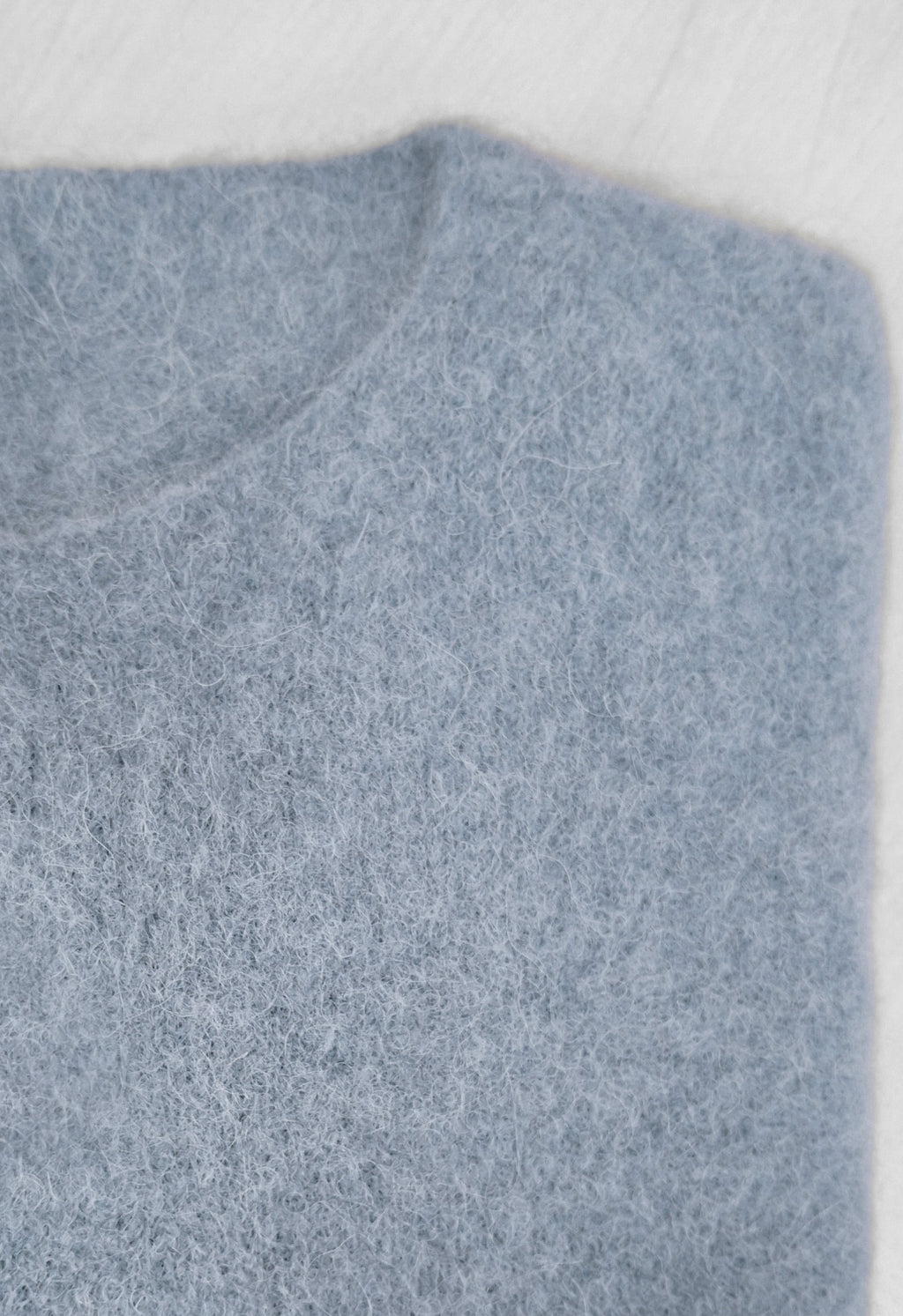 Maglia girocollo alpaca baby e lana merino